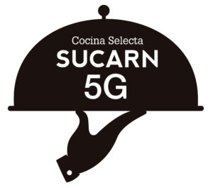 Logotipo en blanco y negro de Sucarn 5G