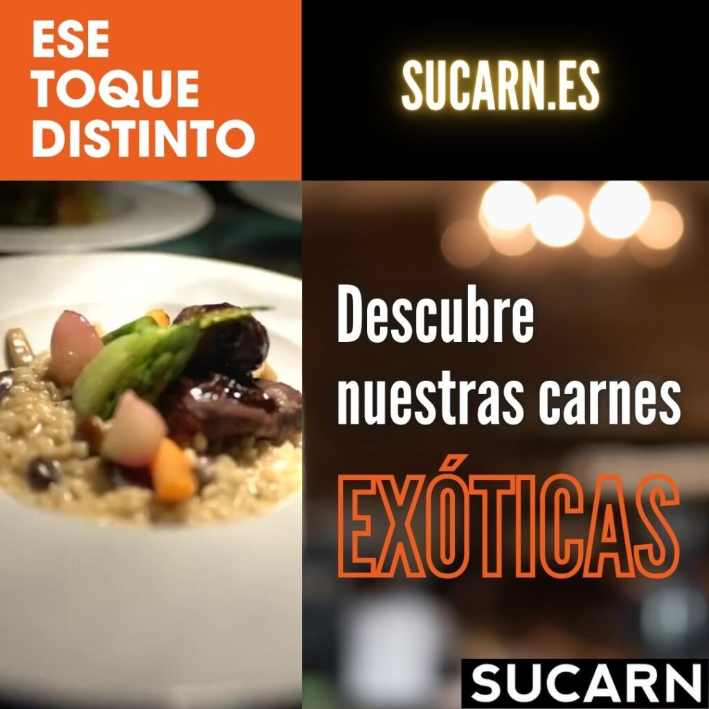 Carnes exóticas para restauración